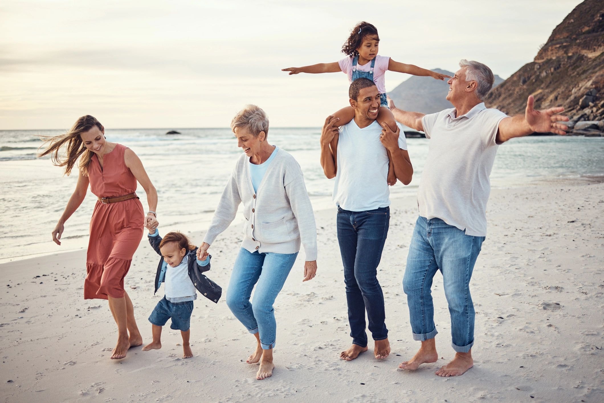Active family enjoying health and wellness together